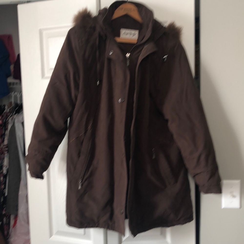 Giorgio Miranda brown coat size small.. like new